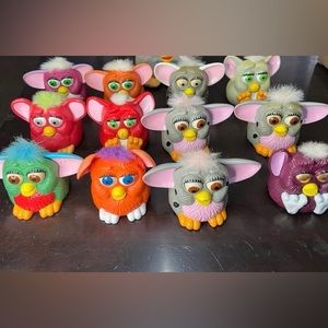 Lot Of ( 12 ) Vintage 1998 Furby Toys